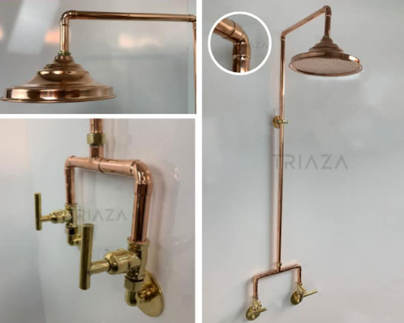 Outdoor Copper Shower Triazadesigns