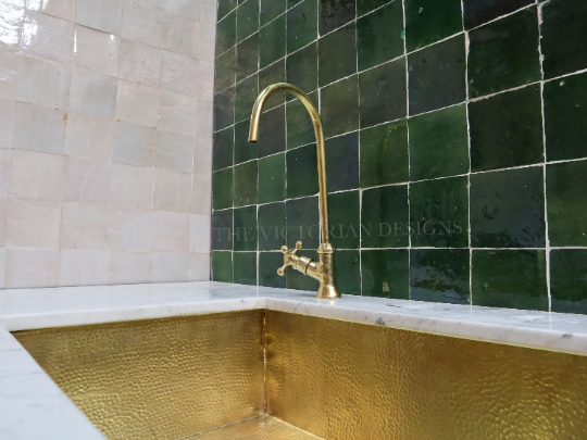 Unlacquered Brass Faucet Single Hole - Triazadesigns