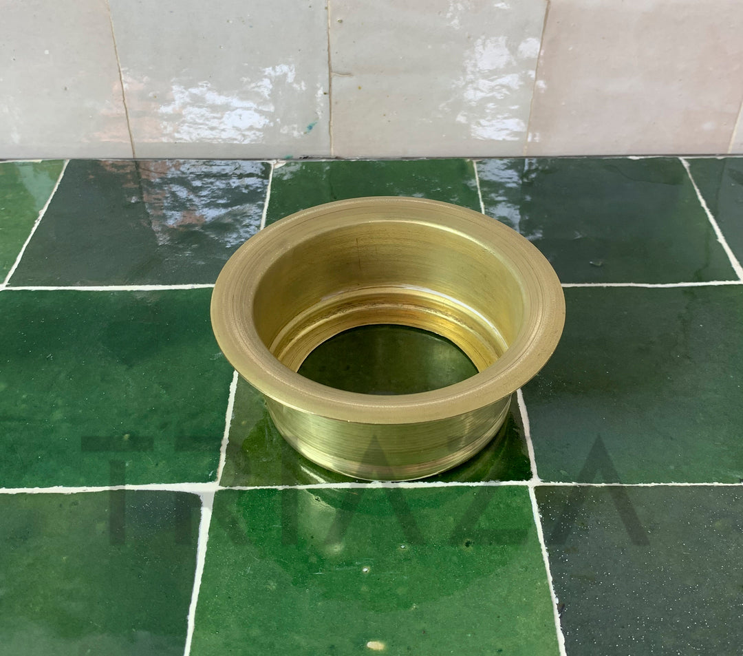 Unlacquered Brass Disposer Flange - Handcrafted Solid Brass Sink Flange For Garbage Disposal - Triazadesigns