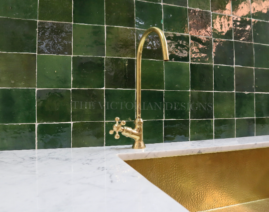 Unlacquered Brass Faucet Single Hole - Triazadesigns