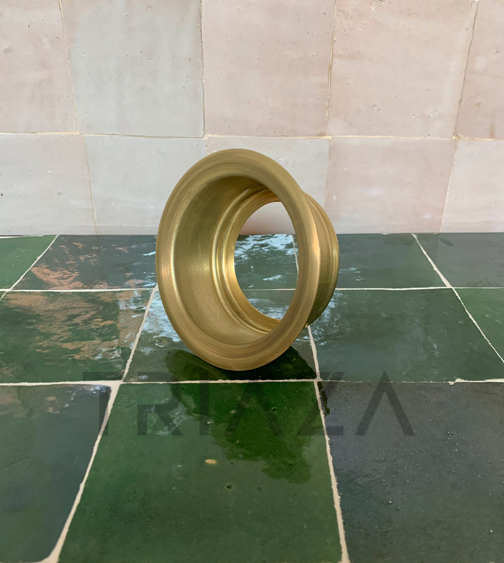 Unlacquered Brass Disposer Flange - Handcrafted Solid Brass Sink Flange For Garbage Disposal - Triazadesigns