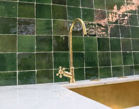 Unlacquered Brass Faucet Single Hole - Triazadesigns