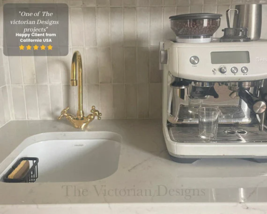 Single Hole Unlacquered Brass Gooseneck Faucet - Triazadesigns
