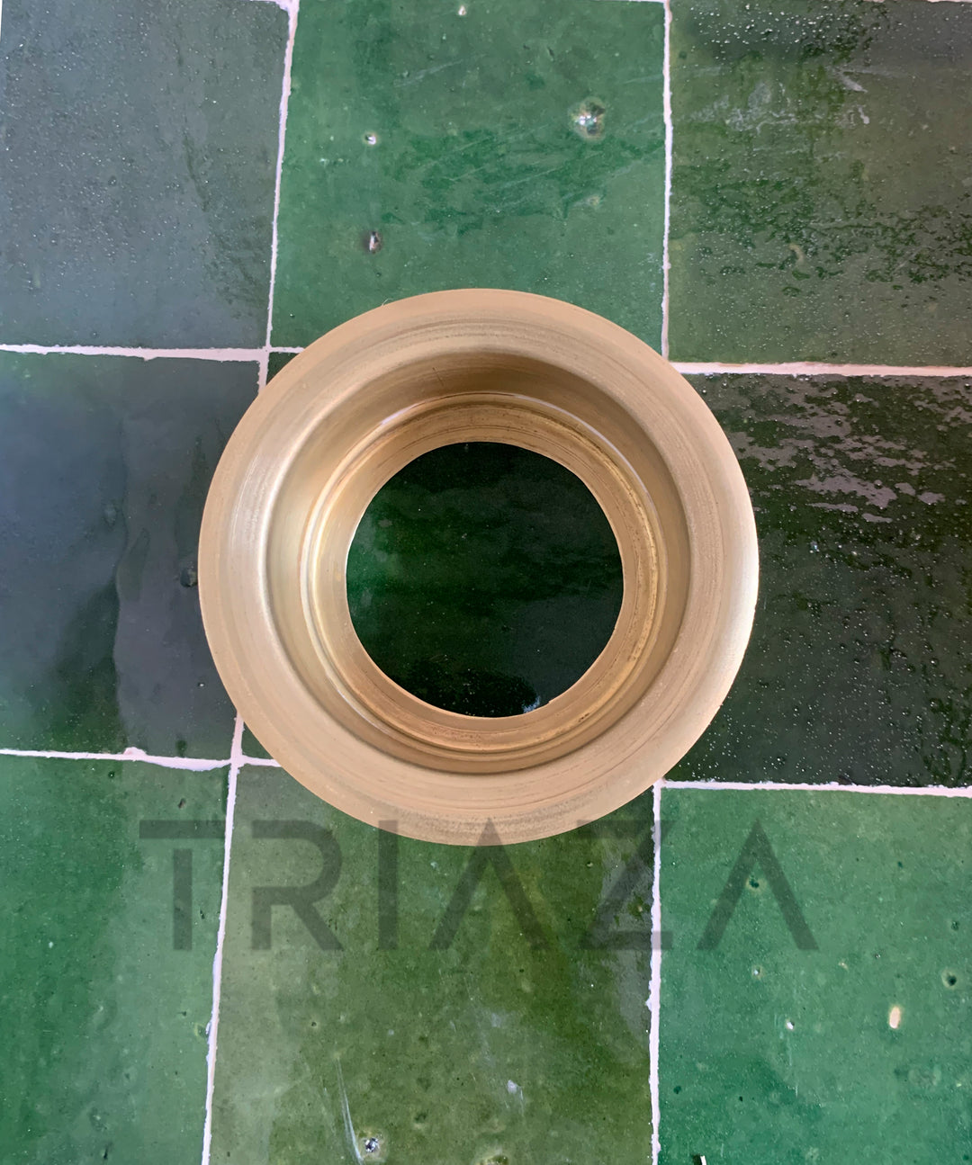 Unlacquered Brass Disposer Flange - Handcrafted Solid Brass Sink Flange For Garbage Disposal - Triazadesigns
