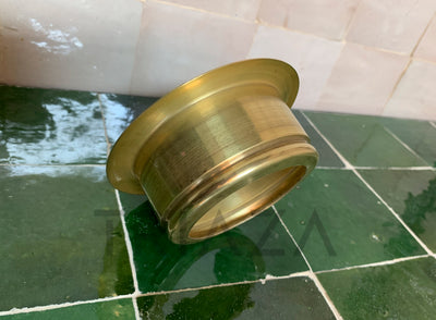 Unlacquered Brass Disposer Flange - Handcrafted Solid Brass Sink Flange For Garbage Disposal - Triazadesigns