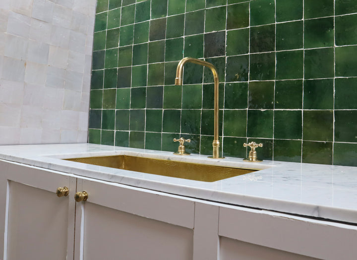 DECK MOUNTED 3 HOLES COUNTERTOP FAUCET - Triazadesigns