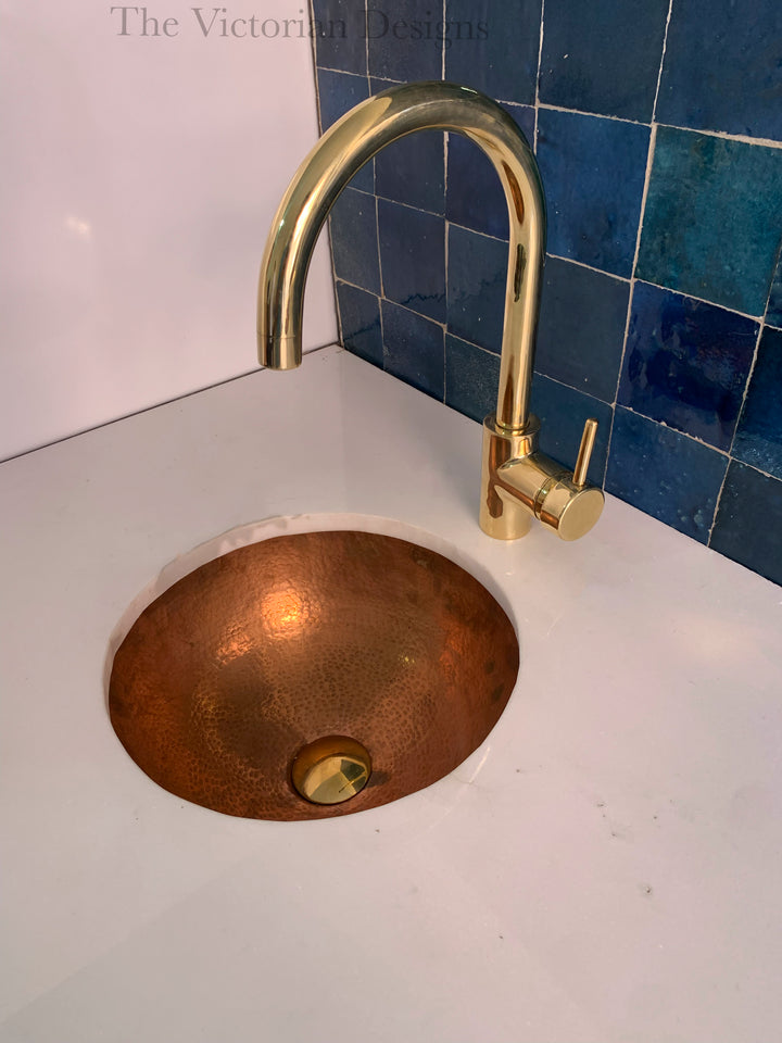 UNLACQUERED BRASS KITCHEN FAUCET 360 DEGREE - Triazadesigns