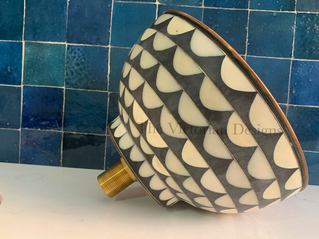 Solid Brass Push Up Drain For Bathroom Sink - Triazadesigns