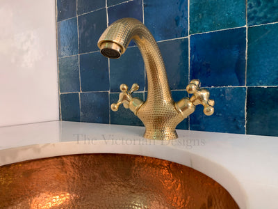 HAMMERED SINGLE HOLE FAUCET - Triazadesigns