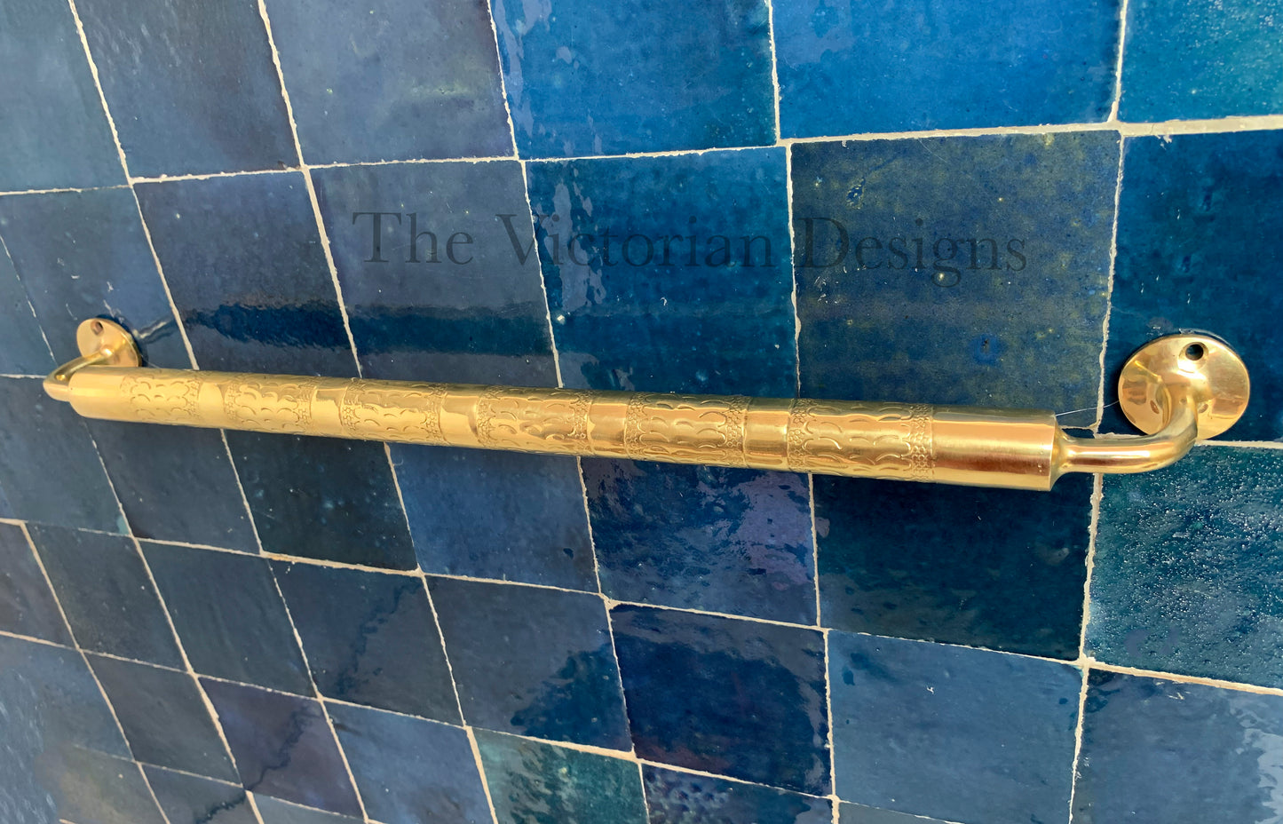 Unlacquered solid Brass Towel Rail , Handmade Towel Bar , brass towel holder , brass towel , bathroom brass towel holder - Triazadesigns