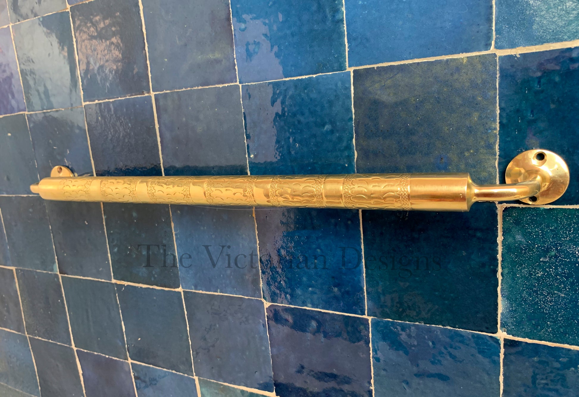 Unlacquered solid Brass Towel Rail , Handmade Towel Bar , brass towel holder , brass towel , bathroom brass towel holder - Triazadesigns