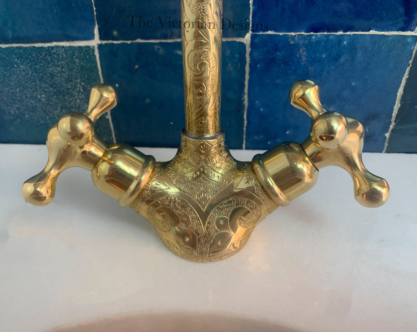 SINGLE HOLE UNLACQUERED BRASS GOOSENECK FAUCET - Triazadesigns