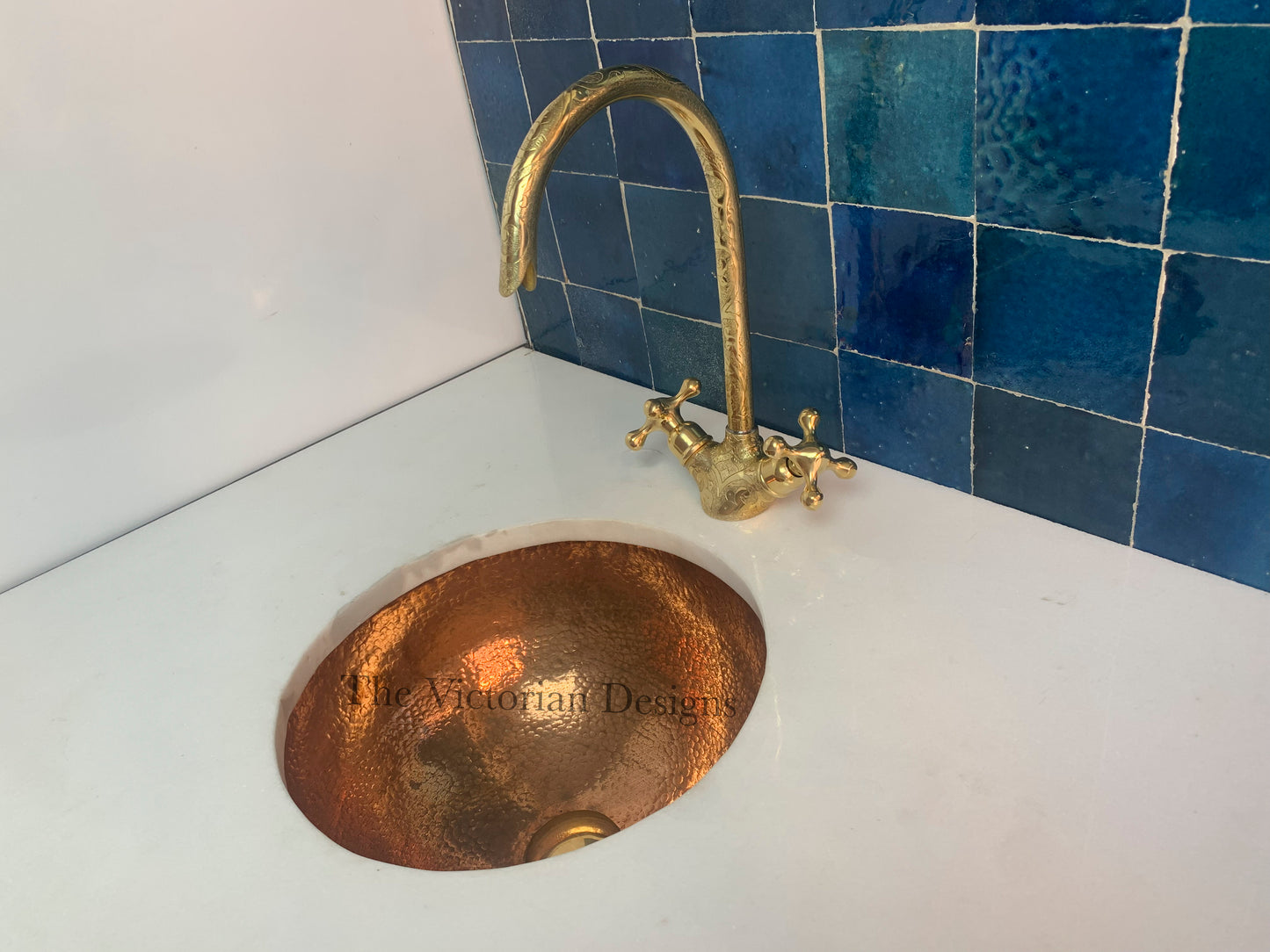 SINGLE HOLE UNLACQUERED BRASS GOOSENECK FAUCET - Triazadesigns
