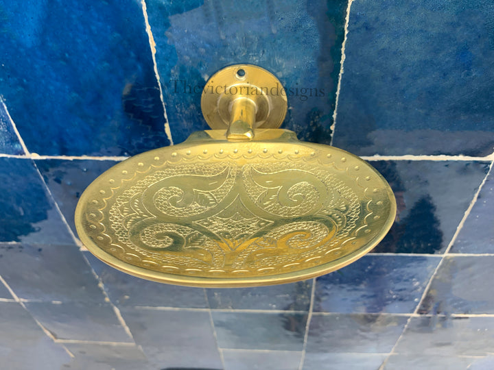 unlaquered Solid Brass Soap Dish - Brass Soap Holder - Triazadesigns