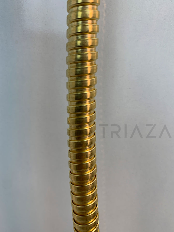 UNLACQUERED BRASS LUXURY SHOWER HEADS - Triazadesigns