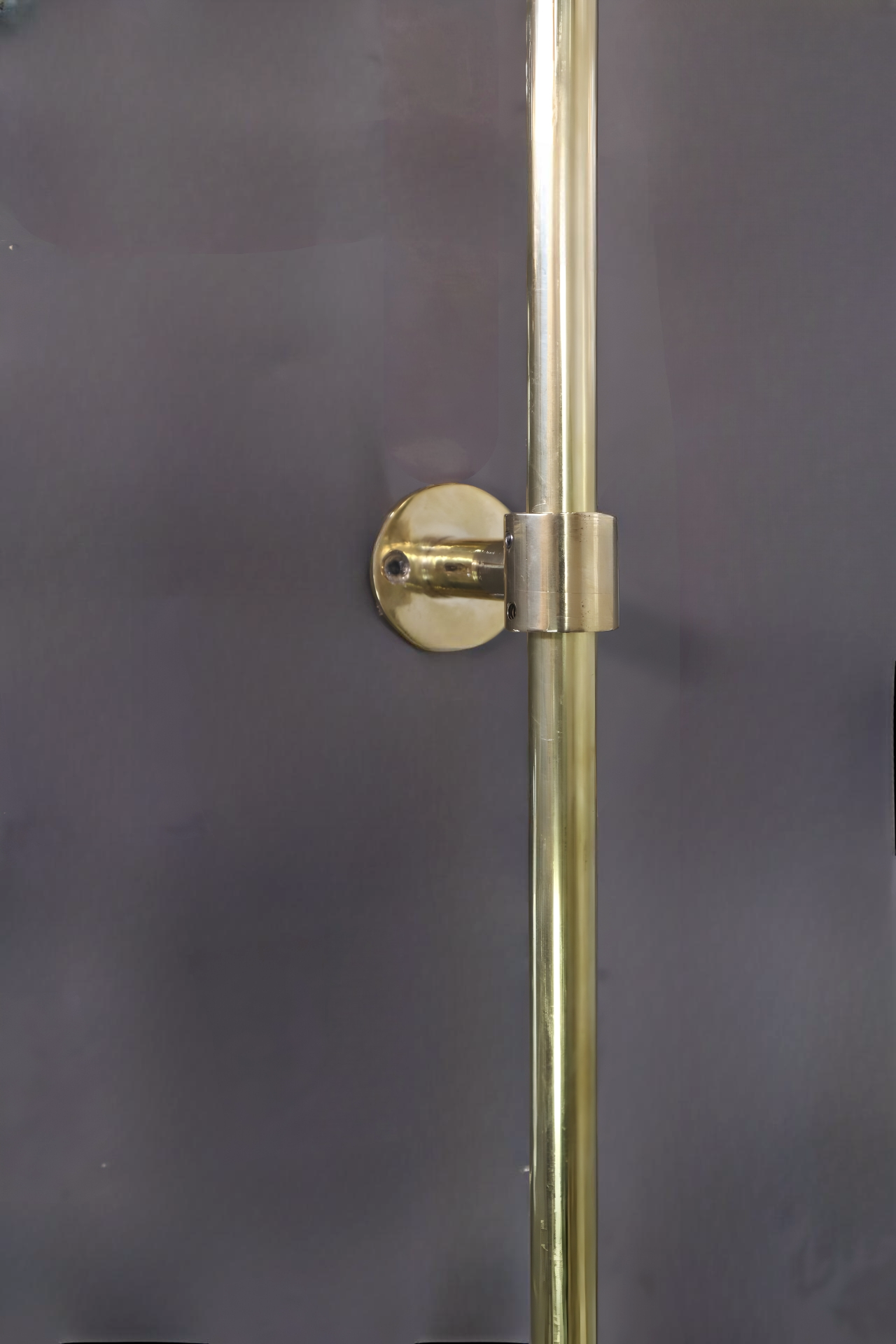 UNLACQUERED BRASS EXPOSED SHOWER HEAD WITH HANDHELD - Triazadesigns