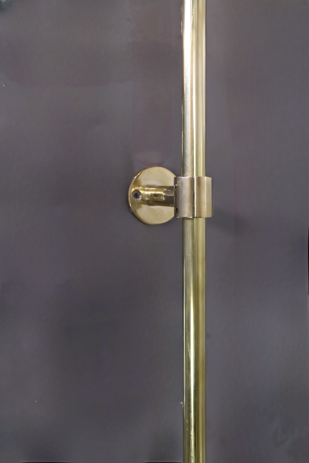 UNLACQUERED BRASS EXPOSED SHOWER HEAD WITH TUB FILLER - Triazadesigns