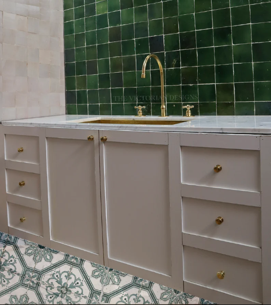 Unlacquered Brass Gooseneck Deck Mounted Kitchen Faucet - Triazadesigns
