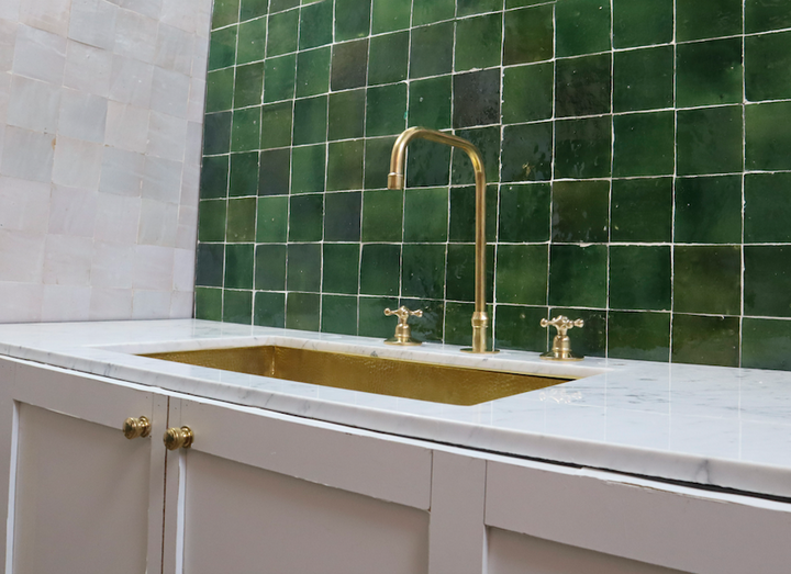 DECK MOUNTED 3 HOLES COUNTERTOP FAUCET - Triazadesigns