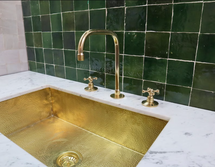 DECK MOUNTED 3 HOLES COUNTERTOP FAUCET - Triazadesigns