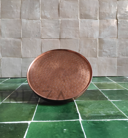 Unlacquered copper showerhead - Dommed Style - Triazadesigns