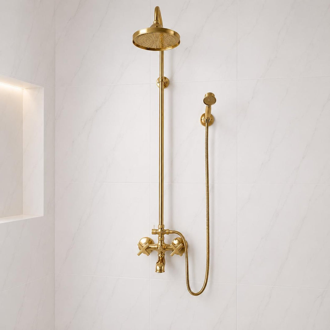 Shower Set With tub filler