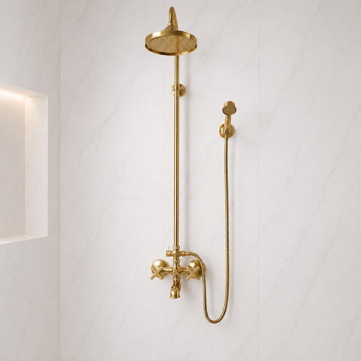 Shower Set With tub filler