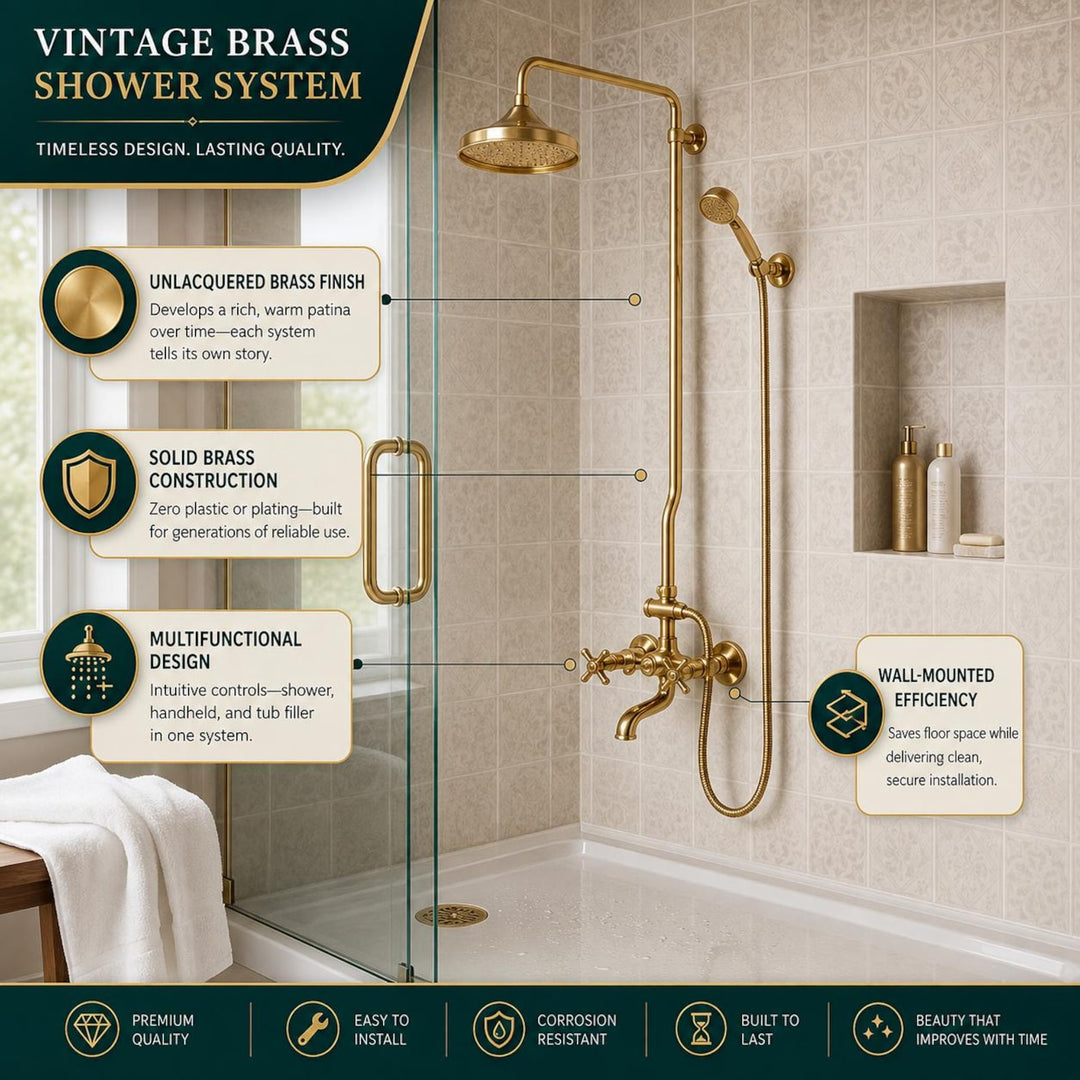Shower Set With tub filler