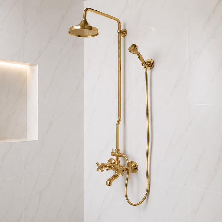 Shower Set With tub filler