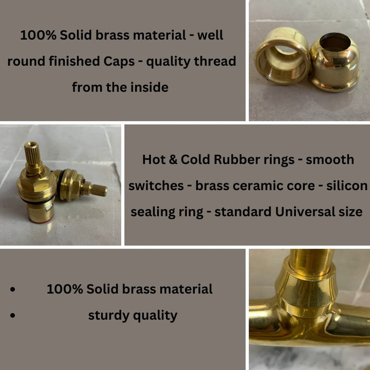 TRIAZADESIGNS HANDCRAFTED BRASS FAUCET - Triazadesigns