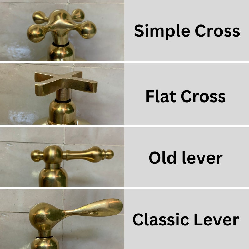 Unlacquered Brass Solid Brass Shower Head With Simple Arm - Triazadesigns