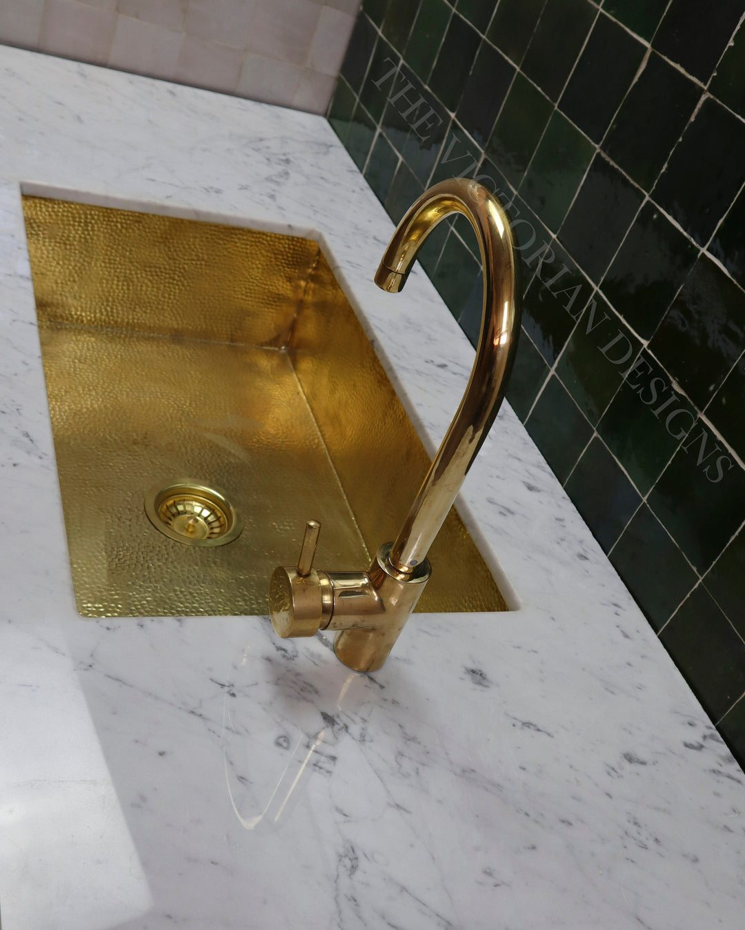 UNLACQUERED BRASS KITCHEN FAUCET 360 DEGREE - Triazadesigns
