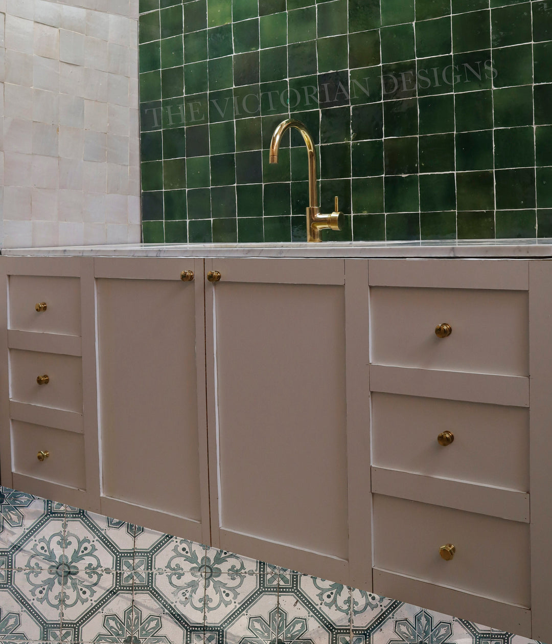 UNLACQUERED BRASS KITCHEN FAUCET 360 DEGREE - Triazadesigns