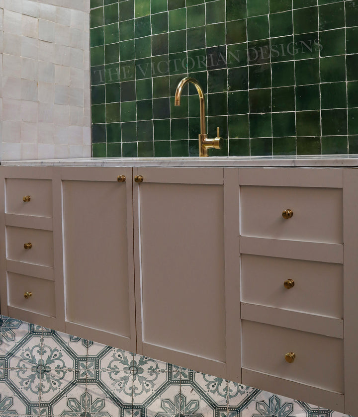 UNLACQUERED BRASS KITCHEN FAUCET 360 DEGREE - Triazadesigns